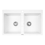 Chiuveta bucatarie SPARTA 78x50 2B White