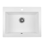 Chiuveta granit Pyramis AVANGARD 1B Square White - imagine 2