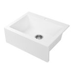 Chiuveta granit Pyramis AVANGARD 1B Square White