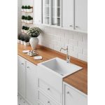 Chiuveta granit Pyramis AVANGARD 1B Square White - imagine 3