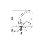 Set chiuveta granit SPARTA 2B & baterie OSSIA - White - imagine 4
