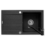 Set chiuveta granit ALYA 1B 1D & baterie ASALIA - Black