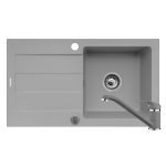 Set chiuveta granit ALYA 1B 1D & baterie ASALIA - Grey