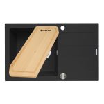 Set chiuveta granit SPARTA PLUS & Tocator - Carbon