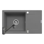 Set chiuveta granit MIDO PLUS & baterie FIDO - Grey