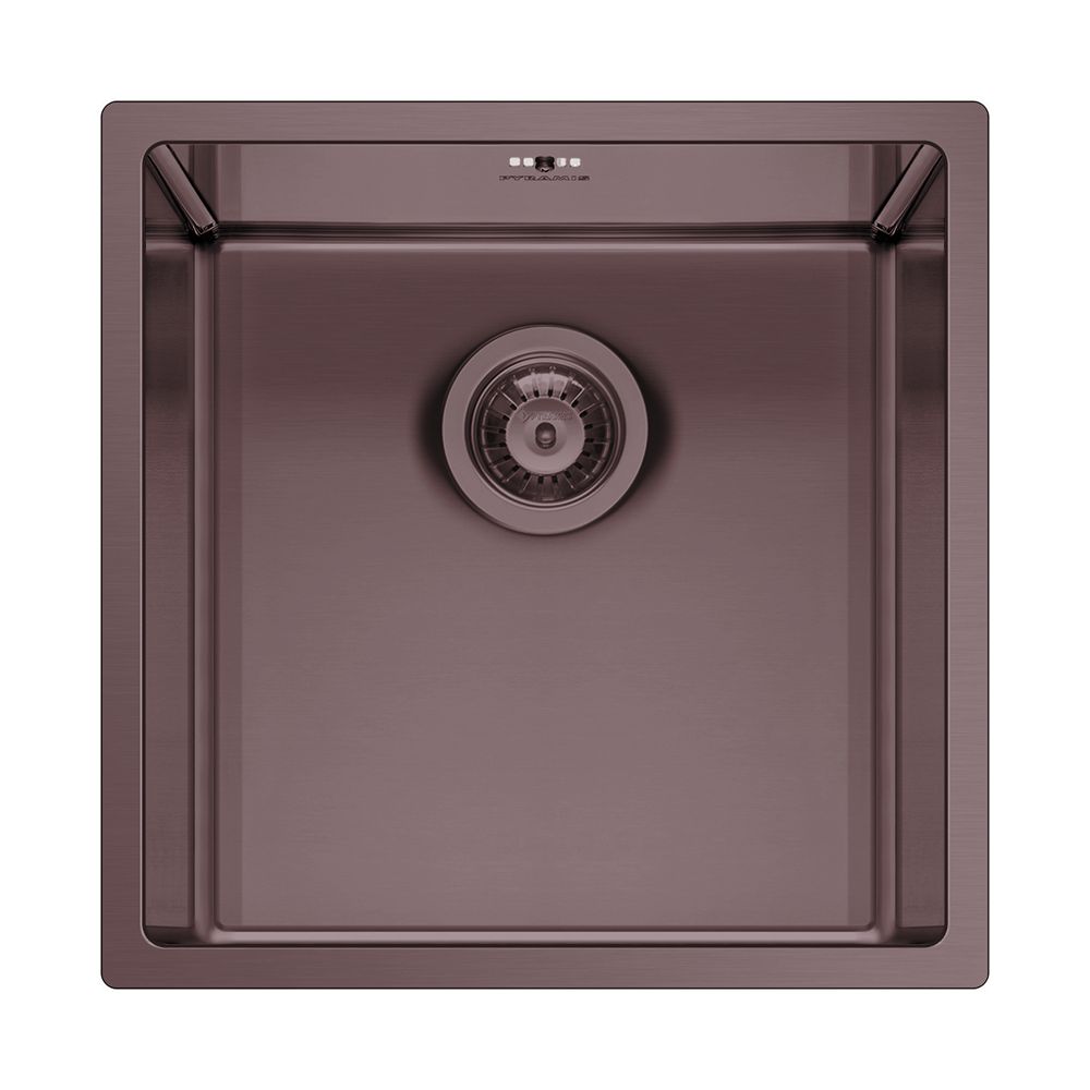 Chiuveta inox ASTRIS COLORA 40x40 1B Copper - imagine 1