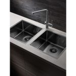 Chiuveta inox ASTRIS COLORA 40x40 1B Gun metal - imagine 5