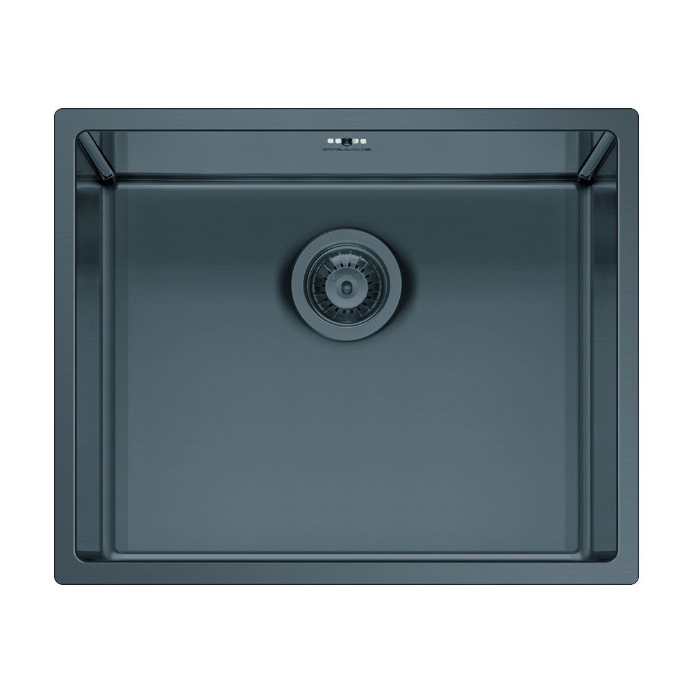 Chiuveta inox ASTRIS COLORA 50x40 1B Gun metal - imagine 1