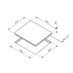 Plita electrica Pyramis 58HL 536 Touch Control White - imagine 2