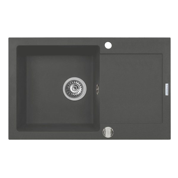 Chiuveta bucatarie Pyramis MIDO 79x50 1B 1D Grey