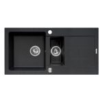 Chiuveta bucatarie Pyramis MIDO 100x50 1 1/2B 1D Black