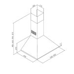 Hota Decorativa Square Chimney CH105E - imagine 4