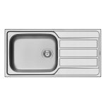 Chiuveta Inox ATHENA PLUS 1B 1D DIAMOND