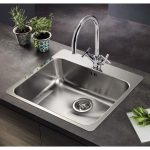 Chiuveta inox Pyramis ZERIA 56x52 1B - imagine 2