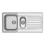Chiuveta inox Pyramis FEDRA EXTRA 100x50 1 1/2B 1D SM