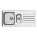 Chiuveta inox Pyramis FEDRA EXTRA 100x50 1 1/2B 1D SM - imagine 2