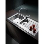 Chiuveta inox Pyramis FEDRA EXTRA 100x50 1 1/2B 1D SM - imagine 3