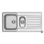 Chiuveta inox Pyramis FEDRA EXTRA 100x50 1 1/2B 1D LN