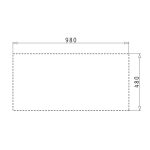 Chiuveta inox Pyramis FEDRA EXTRA 100x50 1 1/2B 1D LN - imagine 5