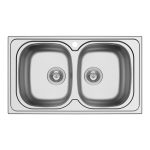 Chiuveta inox Pyramis AURORA 86x50 2B SM