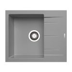 Chiuveta Granit ALAZIA 1B 1D 59x50 Industrial Grey
