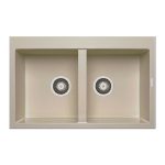 Chiuveta Granit ALAZIA 79x50 2B Ivory