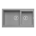 Chiuveta Granit ALAZIA 86x50 1 3/4B Industrial Grey