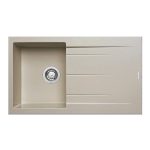 Chiuveta Granit ALAZIA 86x50 1B 1D Ivory
