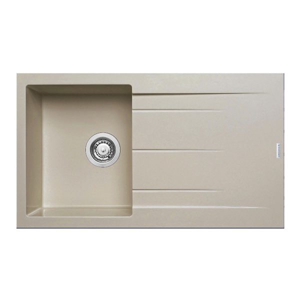 Chiuveta Granit ALAZIA 86x50 1B 1D Ivory