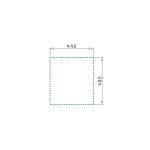 Chiuveta Granit ISTROS 46x50 1B Industrial Grey - imagine 3