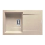 Chiuveta granit KARTESIO 79x50 1B 1D Ivory