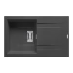 Chiuveta granit KARTESIO 79x50 1B 1D Black