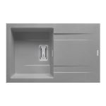 Chiuveta granit KARTESIO 79x50 1B 1D Industrial Grey