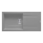 Chiuveta granit KARTESIO PLUS 100x50 1B 1D Industrial Grey