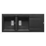 Chiuveta granit KARTESIO 116x50 2B 1D Black
