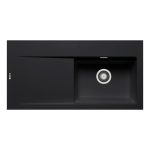 Chiuveta granit TEKTON 100x51 1B 1D DR Black