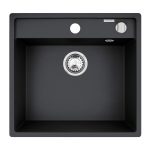Set chiuveta granit ALYA 1B 53x50 & baterie ASALIA Black - imagine 2