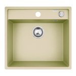 Set chiuveta granit ALYA 1B 53x50 & baterie ASALIA Ivory - imagine 2