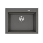 Chiuveta granit Pyramis SIROS 67x51,5 1B Iron Grey