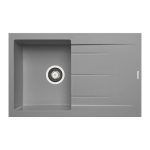 Chiuveta Granit ALAZIA 1B 1D 79x50 Industrial Grey