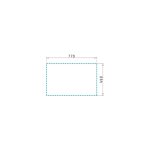 Chiuveta Pyragranite SOFTLINE 1B1D 79x51 Carbon - imagine 3