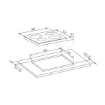 Plita inductie Pyramis 40TC Black - imagine 3