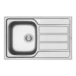 Chiuveta inox ATHENA DIAMOND 79x50 1B1D ST