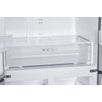 Side by Side Pyramis FSO199 Multi Door Black Glass - imagine 4