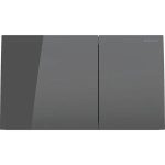Geberit Sigma70 clapeta de actionare dubla, sticla, antracit lava