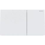 Geberit Sigma70 clapeta de actionare dubla, alb mat EasyToClean