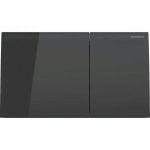 Geberit Sigma70 clapeta de actionare dubla, sticla, negru
