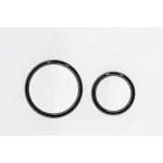 Geberit Sigma21 clapeta de actionare dubla sticla alba, detalii negre cromate