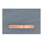 Geberit Sigma50 clapeta de actionare dubla ardezie mustang, butoane rose gold
