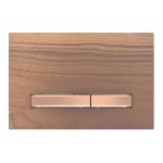 Geberit Sigma50 clapeta de actionare dubla nuc american, butoane rose gold